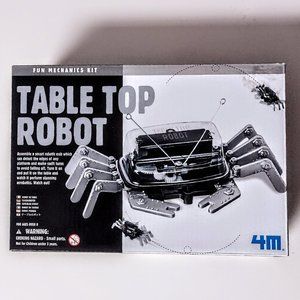 4M Table Top Robot ~ Fun Mechanics Kit ~ Assemble Smart Robotic Crab ~ New w/Box